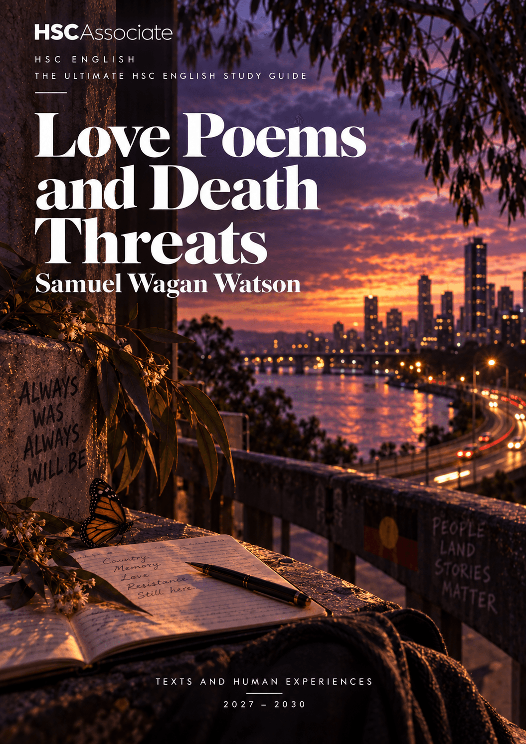 Love Poems and Death Threats — HSC English Study Guide cover